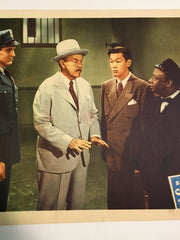 Original Charlie Chan - Dark Alibi Lobby Card #2 Sidney Toler Mantan Moreland   - TvMovieCards.com