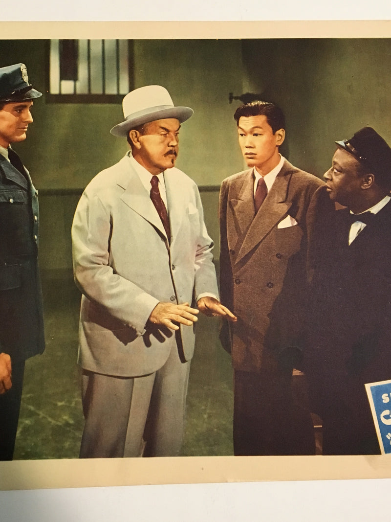 Original Charlie Chan - Dark Alibi Lobby Card #2 Sidney Toler Mantan Moreland   - TvMovieCards.com