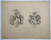 19th Century Decorative Art Ornament Lithograph Portfolio Print Germany 1877 #13   - TvMovieCards.com