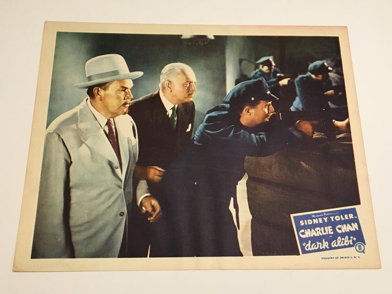 Original Charlie Chan - Dark Alibi Lobby Card #3 Sidney Toler Mantan Moreland   - TvMovieCards.com