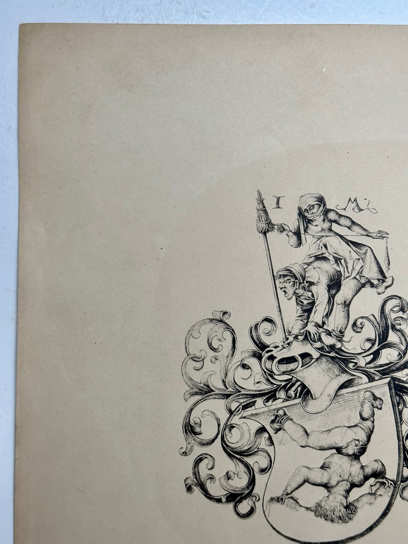 19th Century Decorative Art Ornament Lithograph Portfolio Print Germany 1877 #13   - TvMovieCards.com