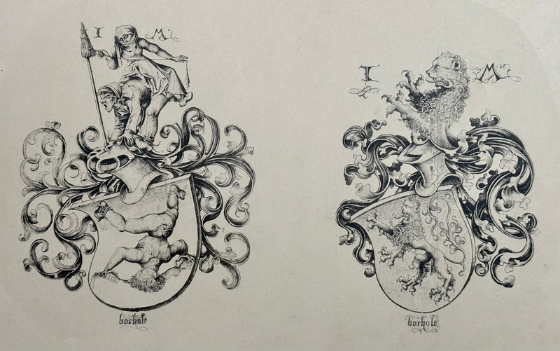 19th Century Decorative Art Ornament Lithograph Portfolio Print Germany 1877 #13   - TvMovieCards.com