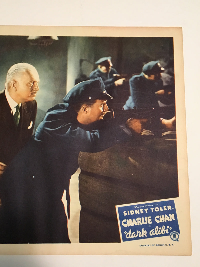 Original Charlie Chan - Dark Alibi Lobby Card #3 Sidney Toler Mantan Moreland   - TvMovieCards.com
