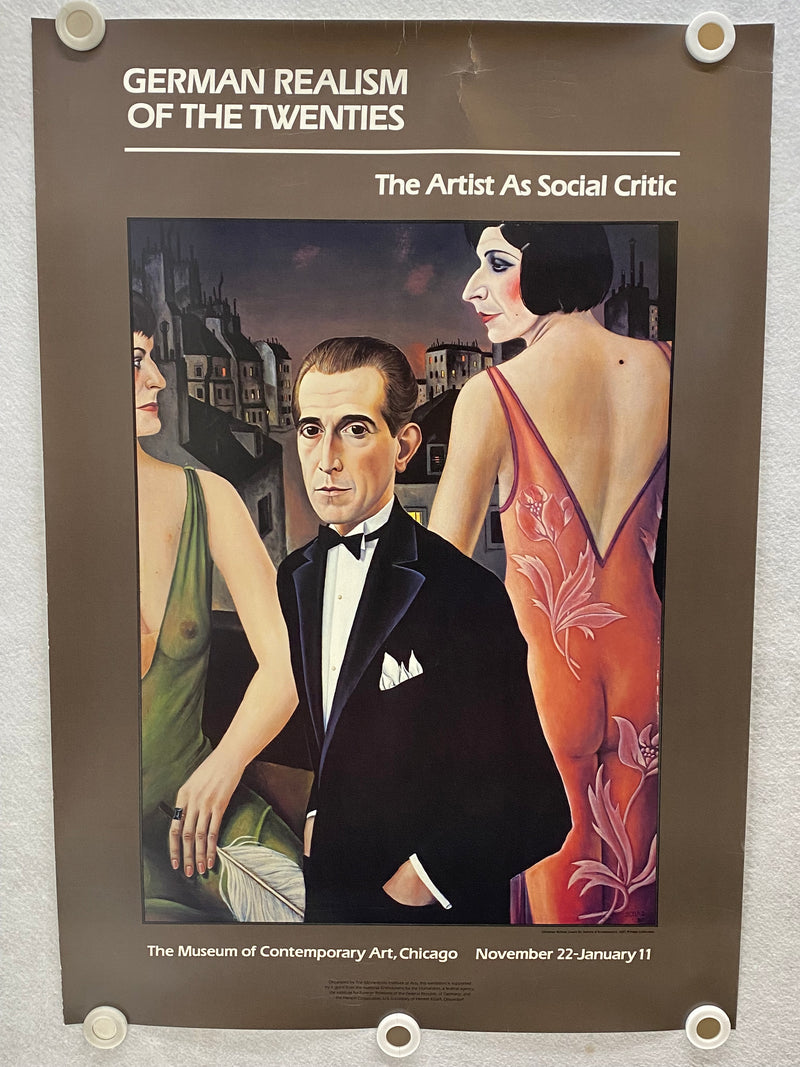 Christian Schad Chicago Museum of Contemporary Art Poster 21" x 30"   - TvMovieCards.com