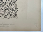 19th Century Decorative Art Ornament Lithograph Portfolio Print Germany 1877 #14   - TvMovieCards.com