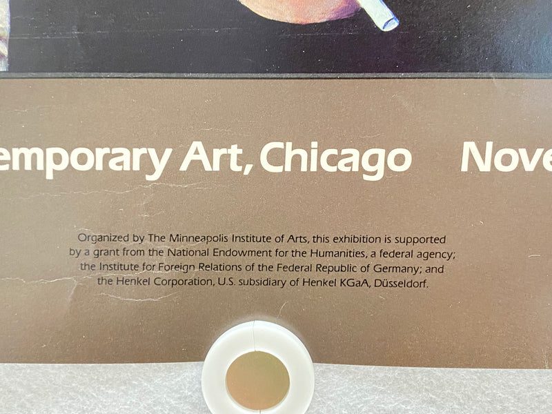 Christian Schad Chicago Museum of Contemporary Art Poster 21" x 30"   - TvMovieCards.com