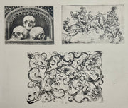 19th Century Decorative Art Ornament Lithograph Portfolio Print Germany 1877 #14   - TvMovieCards.com