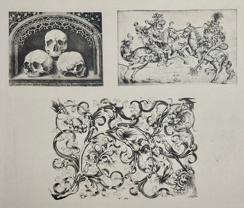 19th Century Decorative Art Ornament Lithograph Portfolio Print Germany 1877 #14   - TvMovieCards.com
