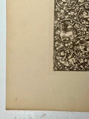 19th Century Decorative Art Ornament Lithograph Portfolio Print Germany 1877 #16   - TvMovieCards.com