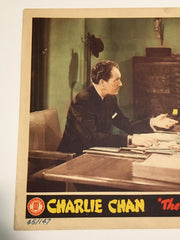 Original Charlie Chan - Scarlet Clue Lobby Card #4 Sidney Toler Mantan Moreland   - TvMovieCards.com