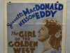 The Girl of the Golden West Original 1SH Movie Poster 27 x 41 Jeanette MacDonald   - TvMovieCards.com