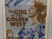 The Girl of the Golden West Original 1SH Movie Poster 27 x 41 Jeanette MacDonald   - TvMovieCards.com