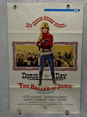 The Ballard of Josie Original 1SH Movie Poster 27 x 41 Doris Day Peter Graves   - TvMovieCards.com