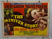 The Miniver Story 1950 Original Half Sheet Movie Poster 22 x 28 Greer Garson   - TvMovieCards.com
