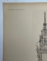 19th Century Decorative Art Ornament Lithograph Portfolio Print Germany 1877 #21   - TvMovieCards.com