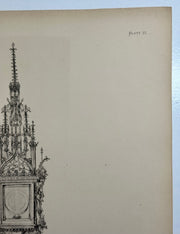 19th Century Decorative Art Ornament Lithograph Portfolio Print Germany 1877 #21   - TvMovieCards.com