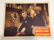 Original Charlie Chan - Black Magic Lobby Card #4 Sidney Toler Mantan Moreland   - TvMovieCards.com