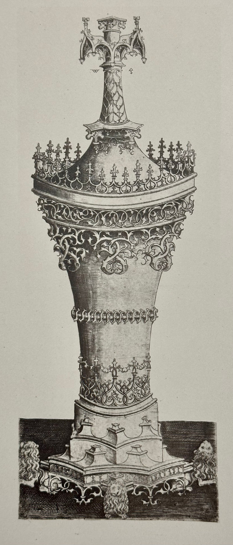 19th Century Decorative Art Ornament Lithograph Portfolio Print Germany 1877 #22   - TvMovieCards.com
