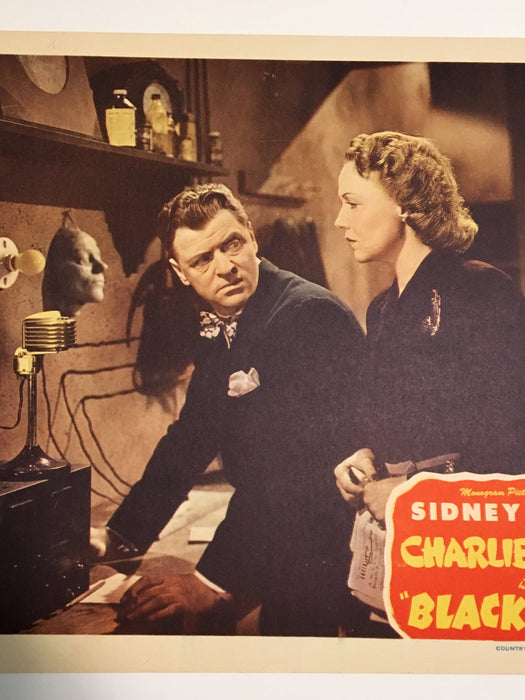 Original Charlie Chan - Black Magic Lobby Card #4 Sidney Toler Mantan Moreland   - TvMovieCards.com