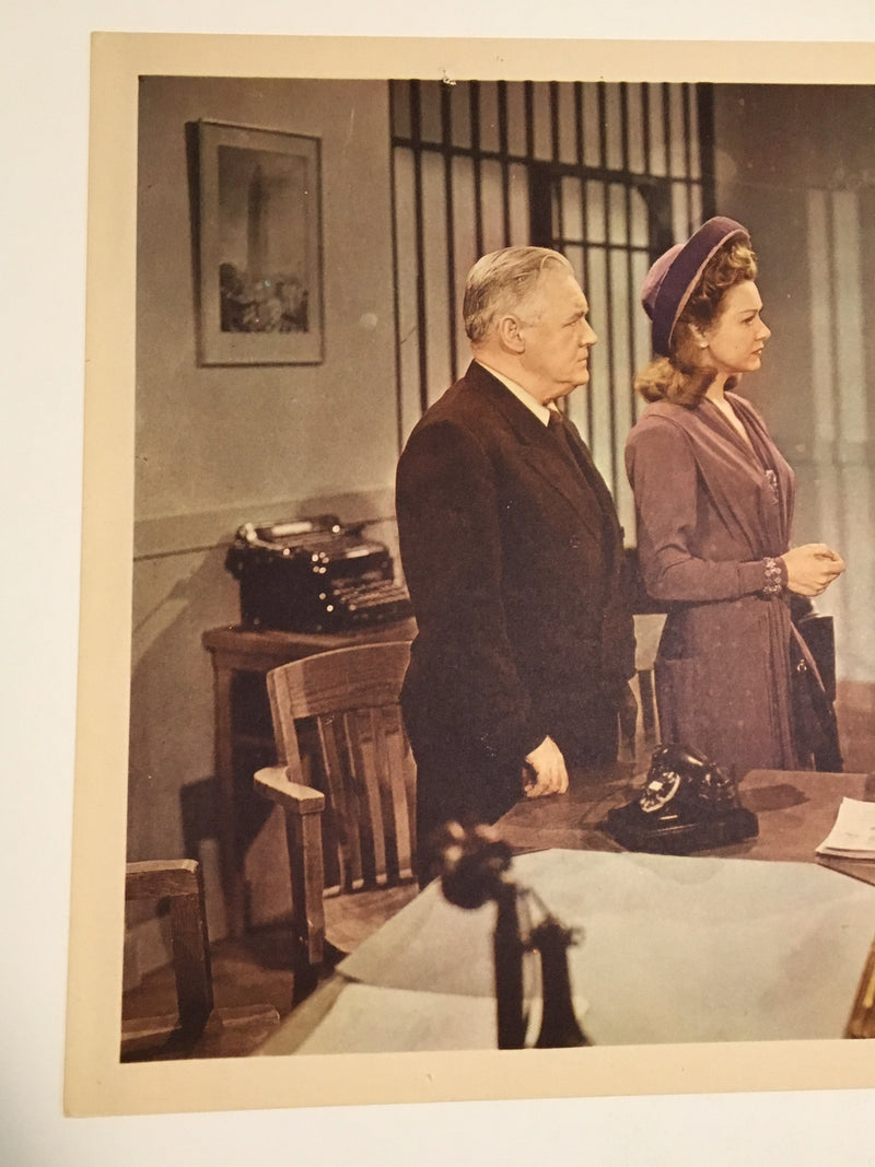 Original Charlie Chan - Black Magic Lobby Card #5 Sidney Toler Mantan Moreland   - TvMovieCards.com