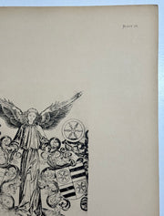 19th Century Decorative Art Ornament Lithograph Portfolio Print Germany 1877 #24   - TvMovieCards.com