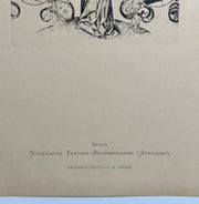 19th Century Decorative Art Ornament Lithograph Portfolio Print Germany 1877 #24   - TvMovieCards.com
