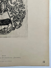 19th Century Decorative Art Ornament Lithograph Portfolio Print Germany 1877 #26   - TvMovieCards.com