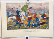 Currier & Ives Civil War Hand Colored Engraving Portfolio #1 Set of 6 Prints   - TvMovieCards.com