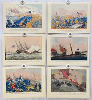 Currier & Ives Civil War Hand Colored Engraving Portfolio #2 Set of 6 Prints   - TvMovieCards.com
