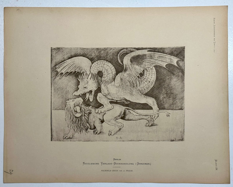 19th Century Decorative Art Ornament Lithograph Portfolio Print Germany 1877 #29   - TvMovieCards.com