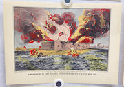 Currier & Ives Civil War Hand Colored Engraving Portfolio #3 Set of 6 Prints   - TvMovieCards.com