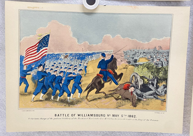 Currier & Ives Civil War Hand Colored Engraving Portfolio #3 Set of 6 Prints   - TvMovieCards.com