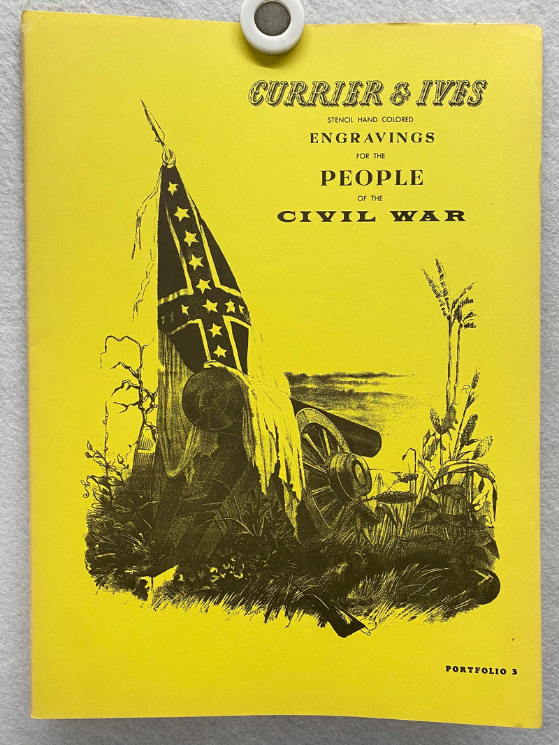 Currier & Ives Civil War Hand Colored Engraving Portfolio #3 Set of 6 Prints   - TvMovieCards.com