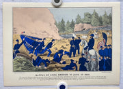 Currier & Ives Civil War Hand Colored Engraving Portfolio #7 Set of 6 Prints   - TvMovieCards.com