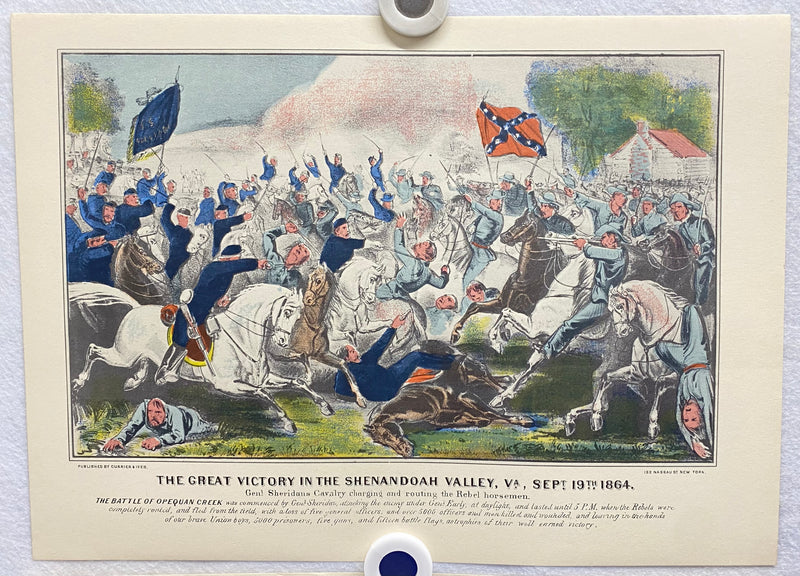 Currier & Ives Civil War Hand Colored Engraving Portfolio #8 Set of 6 Prints   - TvMovieCards.com