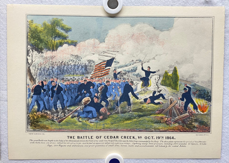 Currier & Ives Civil War Hand Colored Engraving Portfolio #8 Set of 6 Prints   - TvMovieCards.com