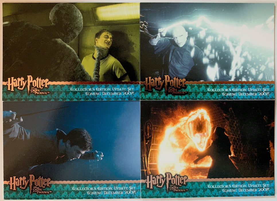 Harry Potter Order of Phoenix Update Bronze Foil Promo Card Set 4 Cards   - TvMovieCards.com