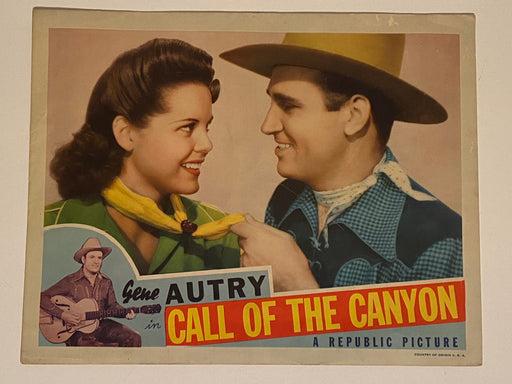 1942 Call of the Canyon Lobby Card 11 x 14 Gene Autry Ruth Terry Smiley Burnette   - TvMovieCards.com