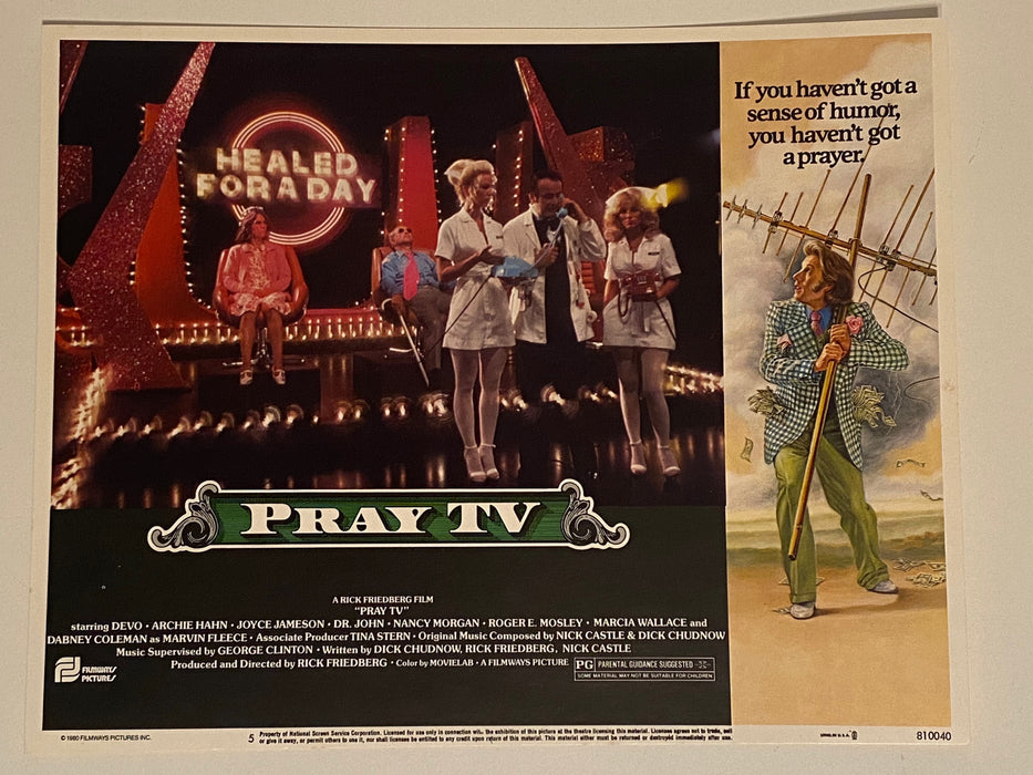 1981 Pray TV Lobby Card Set of (8) 11 x 14 Dabney Coleman, Paul Cooper   - TvMovieCards.com
