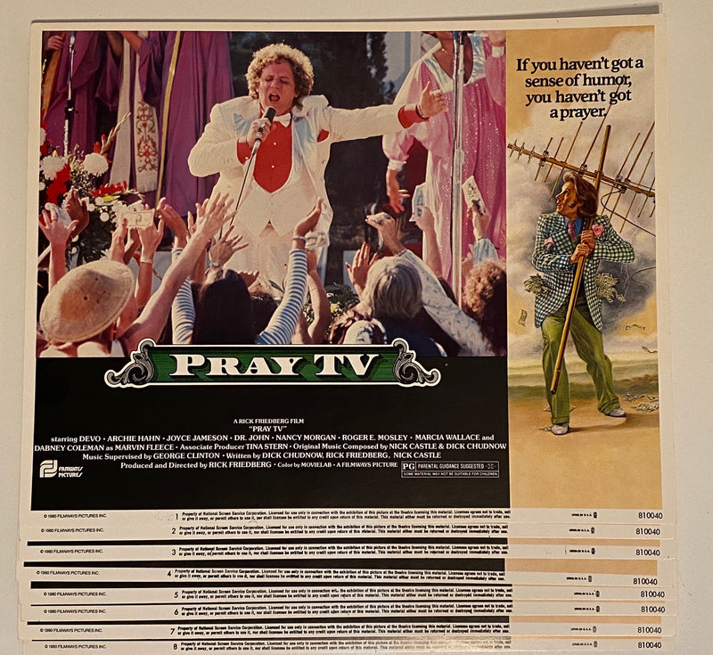 1981 Pray TV Lobby Card Set of (8) 11 x 14 Dabney Coleman, Paul Cooper   - TvMovieCards.com