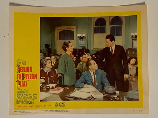 1961 Return to Peyton Place #6 Lobby Card 11 x 14 Carol Lynley, Jeff Chandler   - TvMovieCards.com