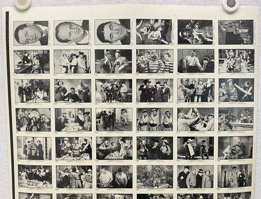 1989 Three Stooges Series Two Red Back Uncut Trading Card Sheet of 60 Cards FTCC   - TvMovieCards.com