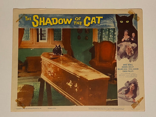 1961 The Shadow of the Cat Lobby Card 11 x 14 André Morell, Barbara Shelley, Wil   - TvMovieCards.com