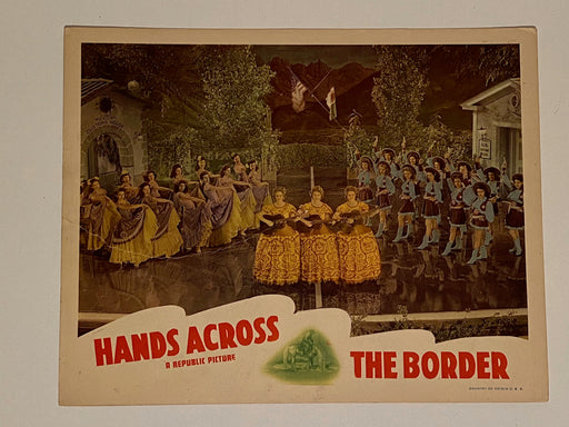 1944 Hands Across The Border Lobby Card 11 x 14 Roy Rogers, Trigger, Ruth Terry   - TvMovieCards.com