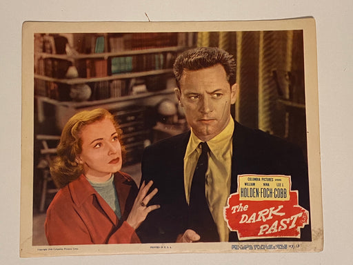 1948 The Dark Past Lobby Card 11 x 14 William Holden, Nina Foch, Lee J. Cobb   - TvMovieCards.com