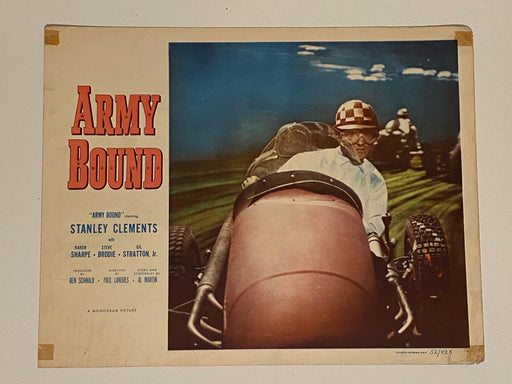 1952 Army Bound Lobby Card 11 x 14 Stanley Clements, Karen Sharpe, Steve Brodie   - TvMovieCards.com