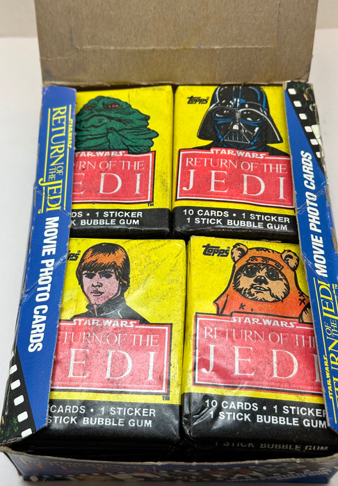 1983 Topps Star Wars Return of the Jedi Vintage FULL 36 Pack Trading Card Box   - TvMovieCards.com