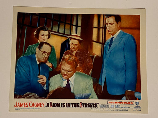 1953 A Lion Is in the Streets #5 Lobby Card 11 x 14 James Cagney, Barbara Hale   - TvMovieCards.com