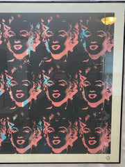 1989 Andy Warhol "Eighteen Marilyns" Reversal Series Art Print Poster 32 x 47   - TvMovieCards.com
