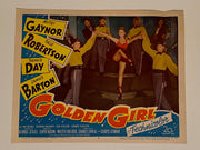 1951 Golden Girl #3 Lobby Card 11 x 14 Mitzi Gaynor, Dale Robertson, Dennis Day   - TvMovieCards.com
